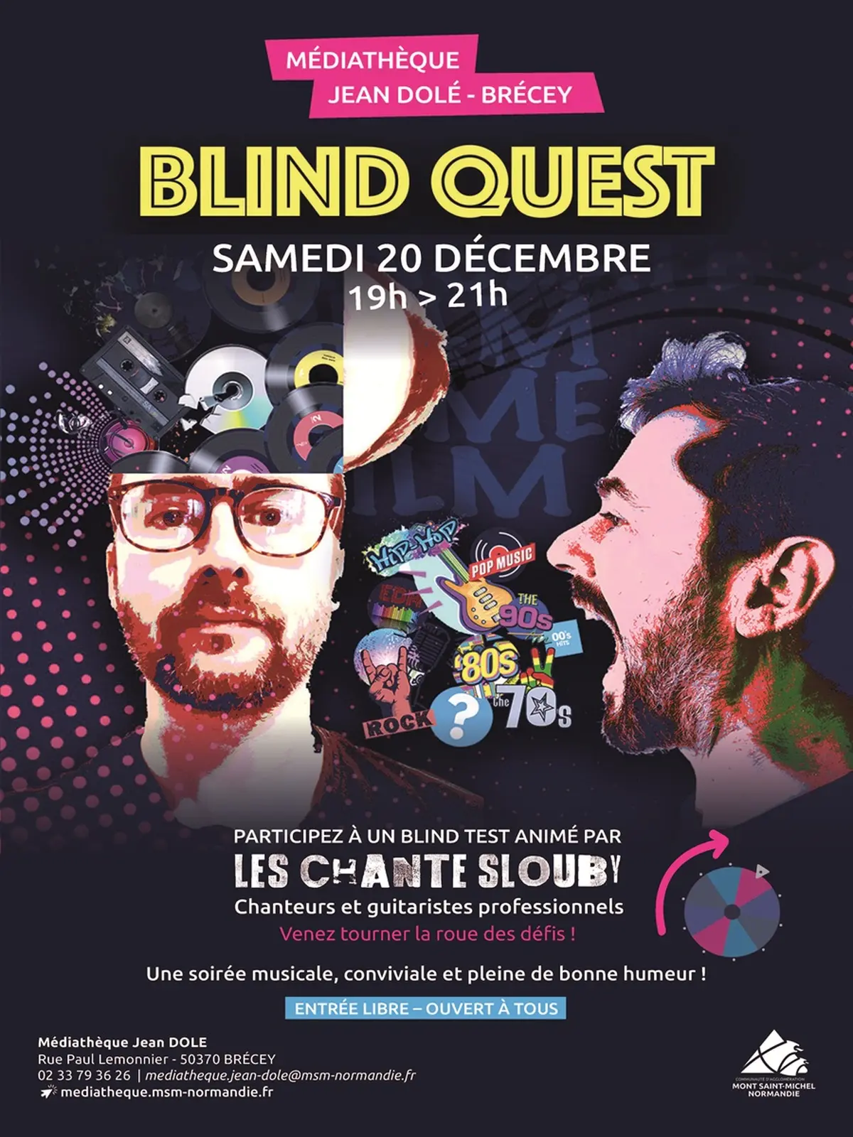 Blind Quest : blind test avec deux chanteurs guitaristes professionnels