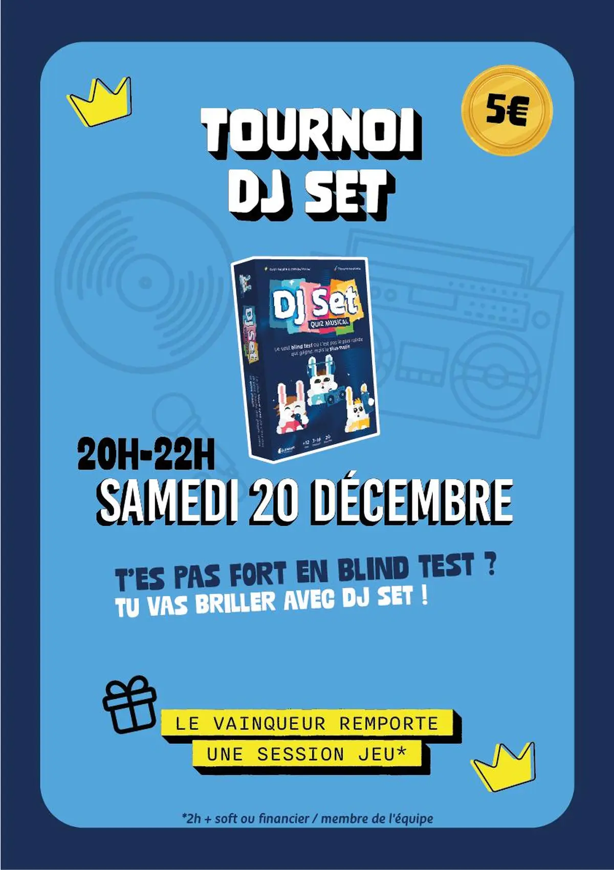 Blind Test jeu DJ SET par équipe