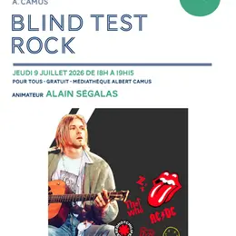 Blind Test Rock à la médiathèque