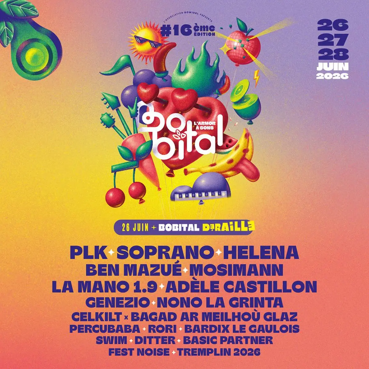 Bobital : artistes à l'affiche en 2026