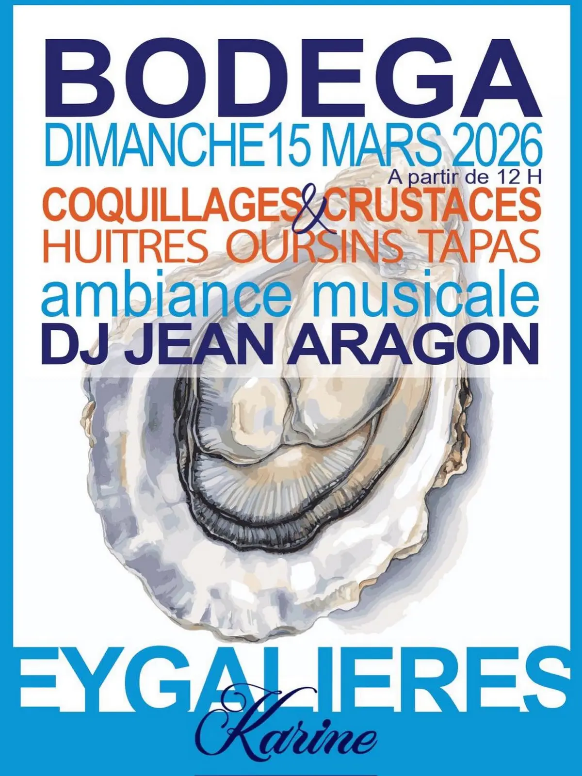 Bodega et dégustations coquillages