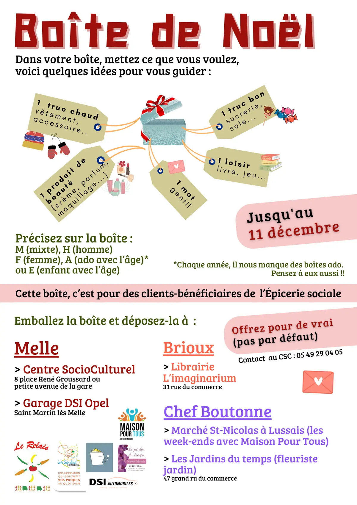 Boîtes de Noël