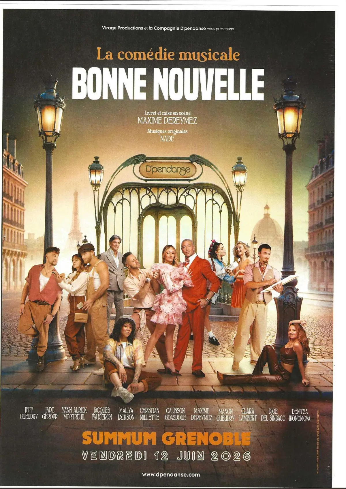 Bonne Nouvelle, la Comédie Musicale par Maxime Dereymez