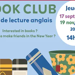 BOOK CLUB :  club de lecture en anglais | Bibliothèque de Creysse