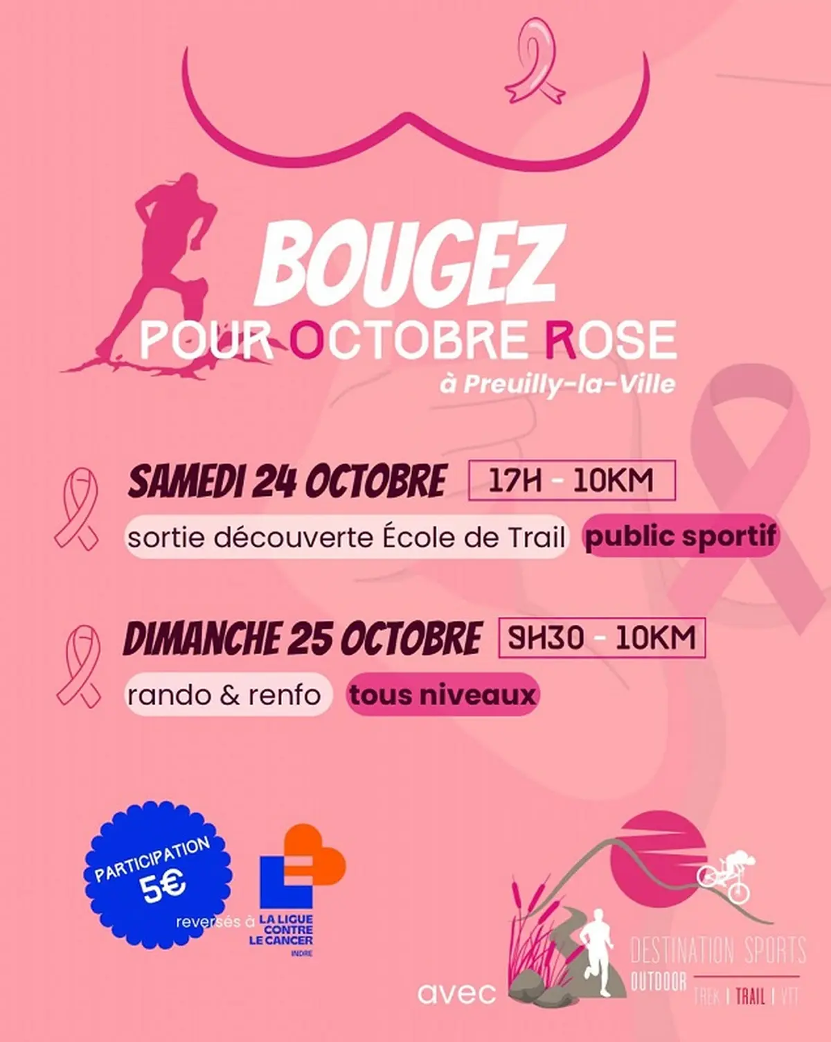 Bougez pour octobre rose