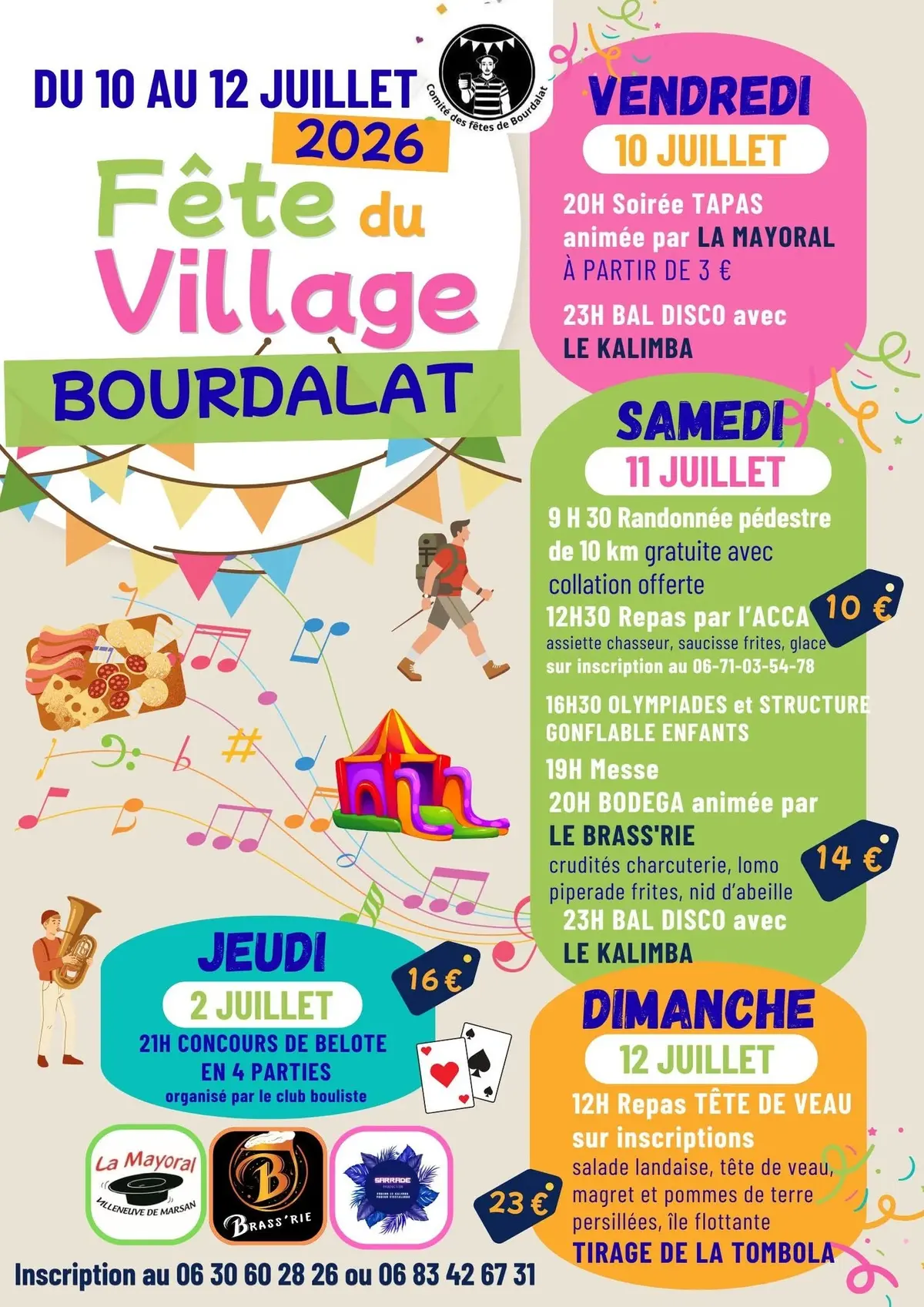 Bourdalat en Fête