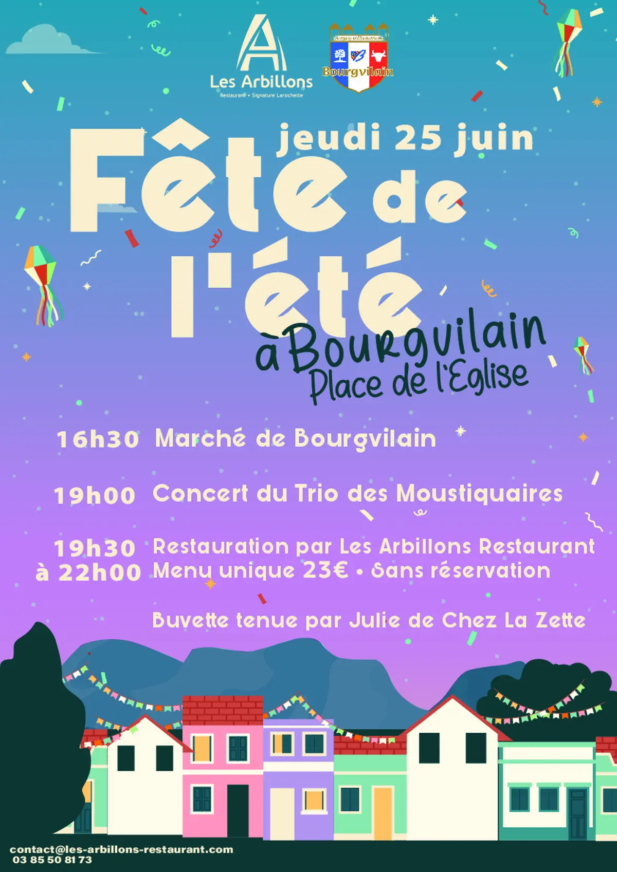 Bourgvilain fête l'été