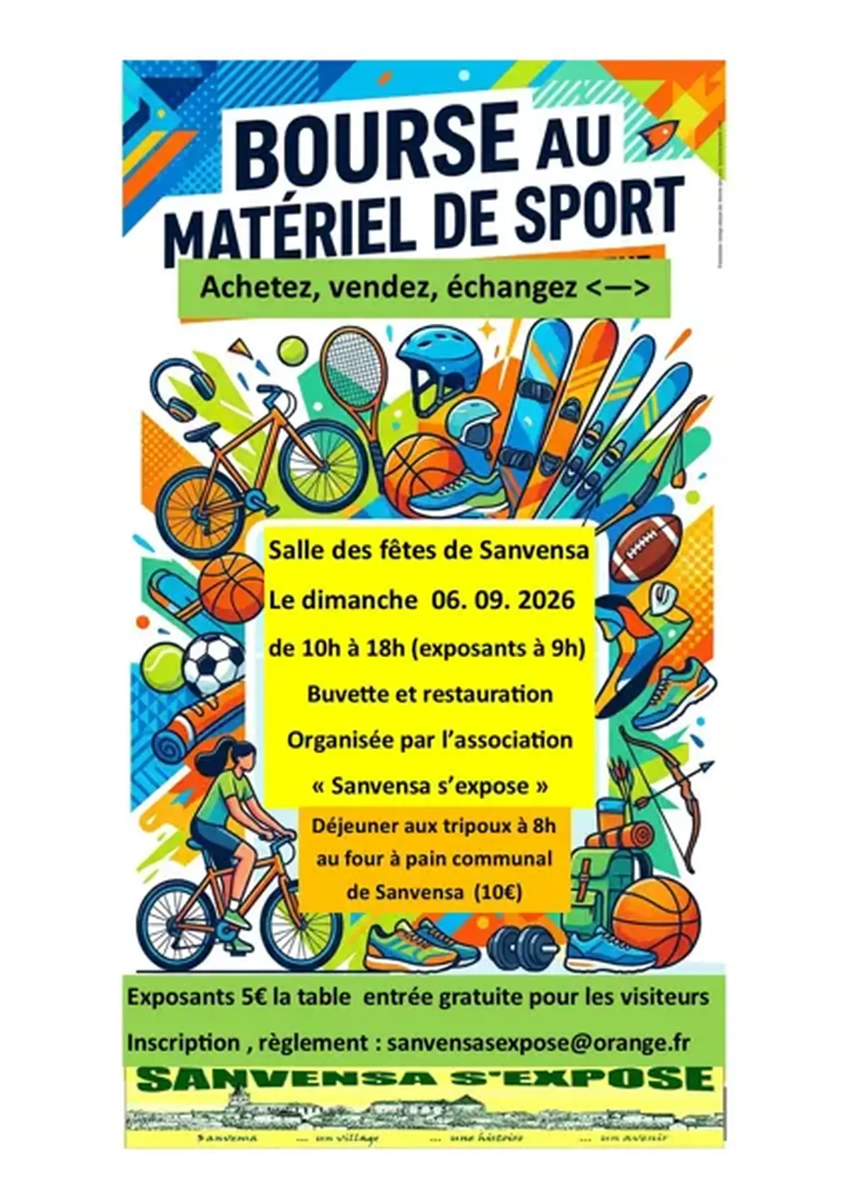 Bourse au matériel de sport