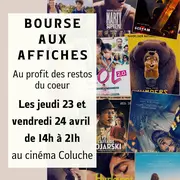 Bourse aux affiches solidaire : collecte au profit des Restos du Cœur