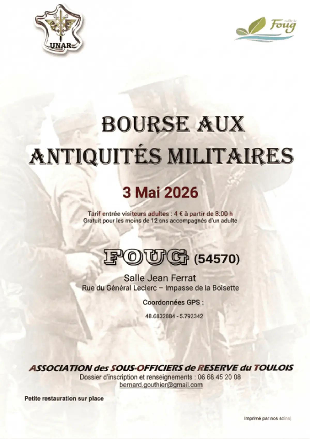 Bourse aux antiquités militaires