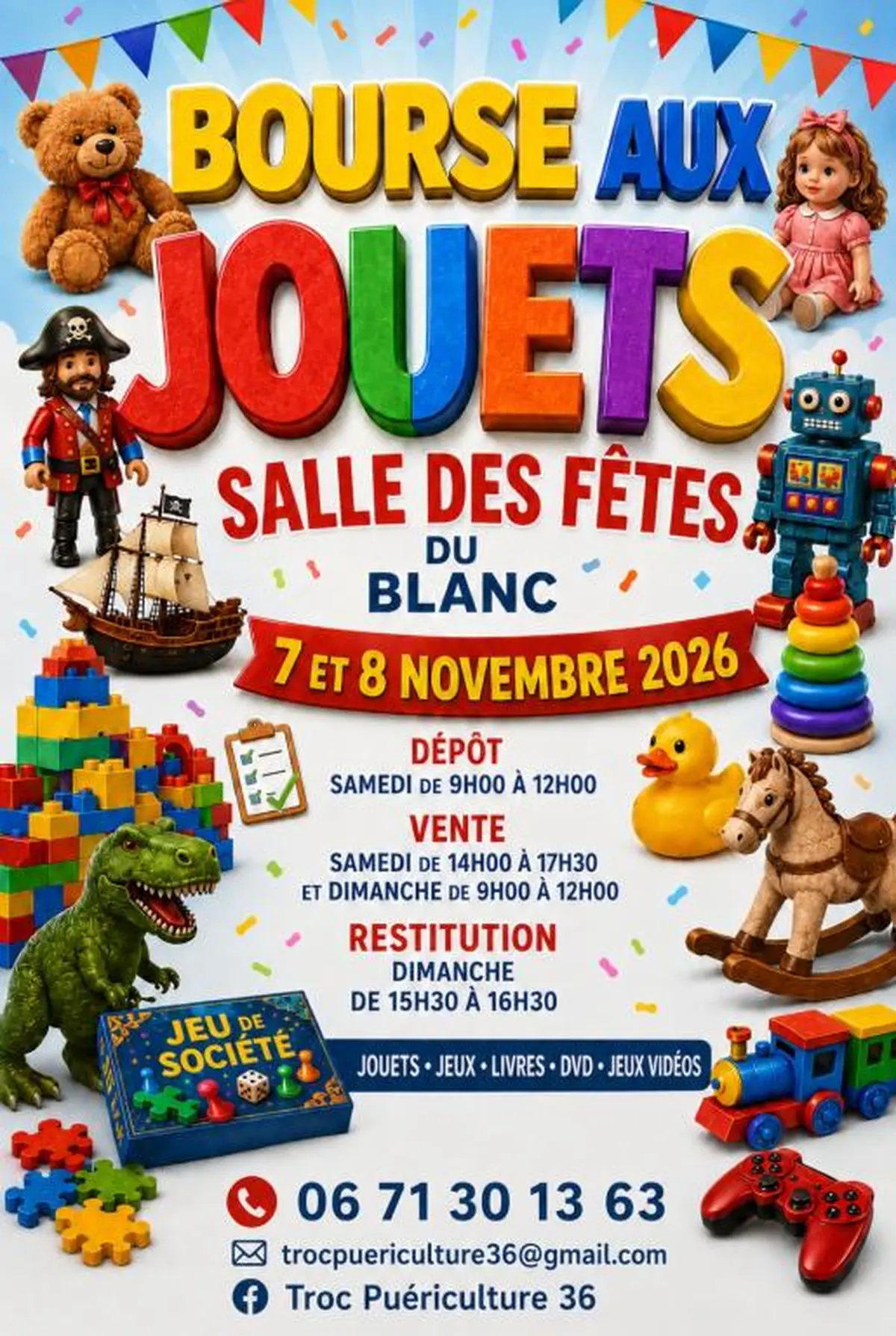 Bourse aux jouets