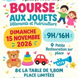 Bourse aux jouets, aux vêtements et à la puériculture