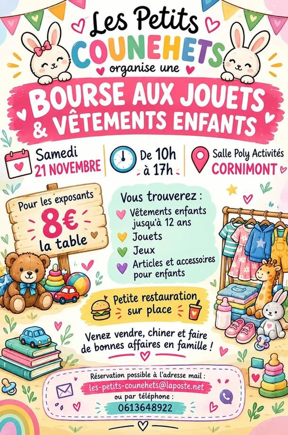 Bourse aux jouets et articles de puériculture