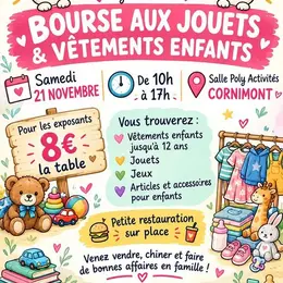 Bourse aux jouets et articles de puériculture
