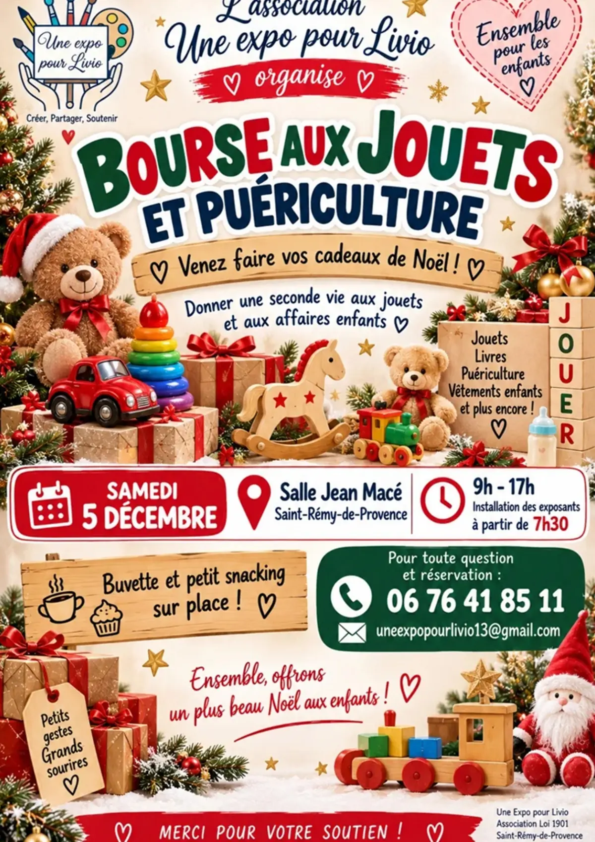 Bourse aux jouets et puériculture à Saint-Rémy-de-Provence