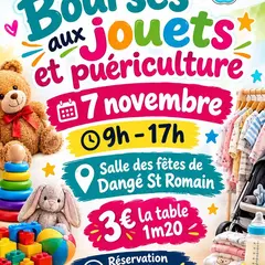 Bourse Aux Jouets Et Puériculture - Le 07/11 - Rout'Arts Sympas 86