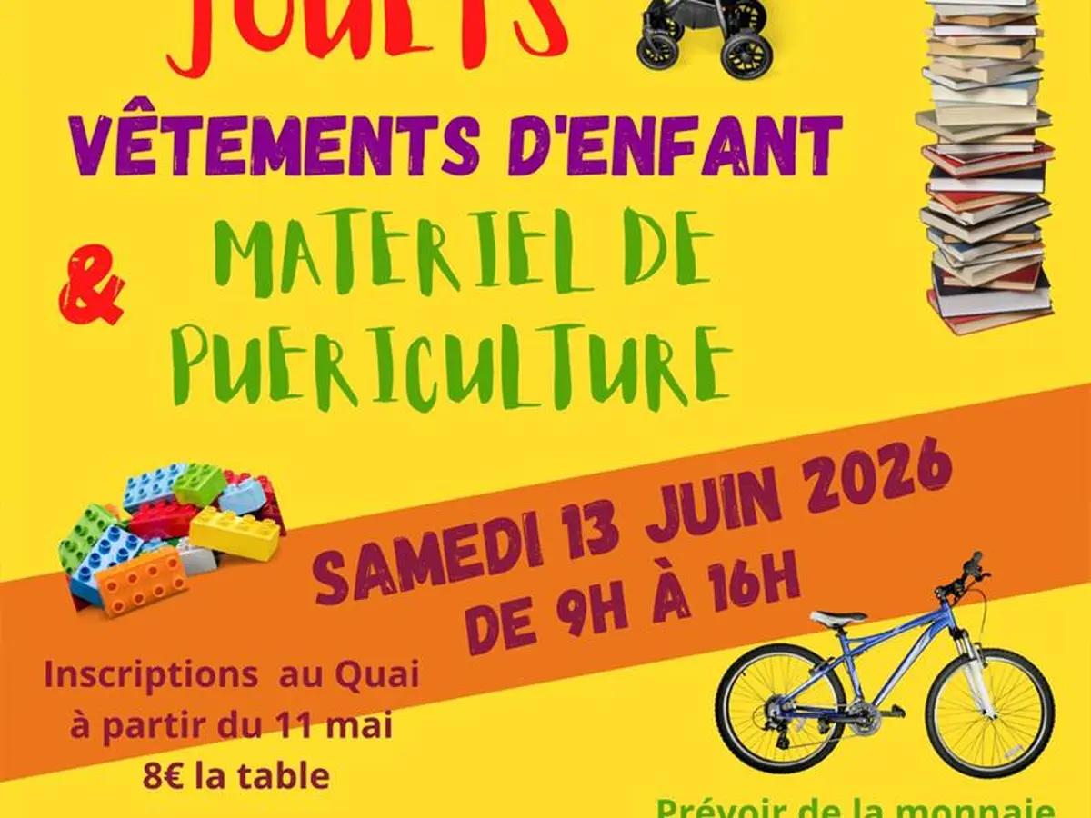 Bourse aux jouets et vêtements d'enfants