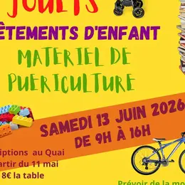 Bourse aux jouets et vêtements d'enfants