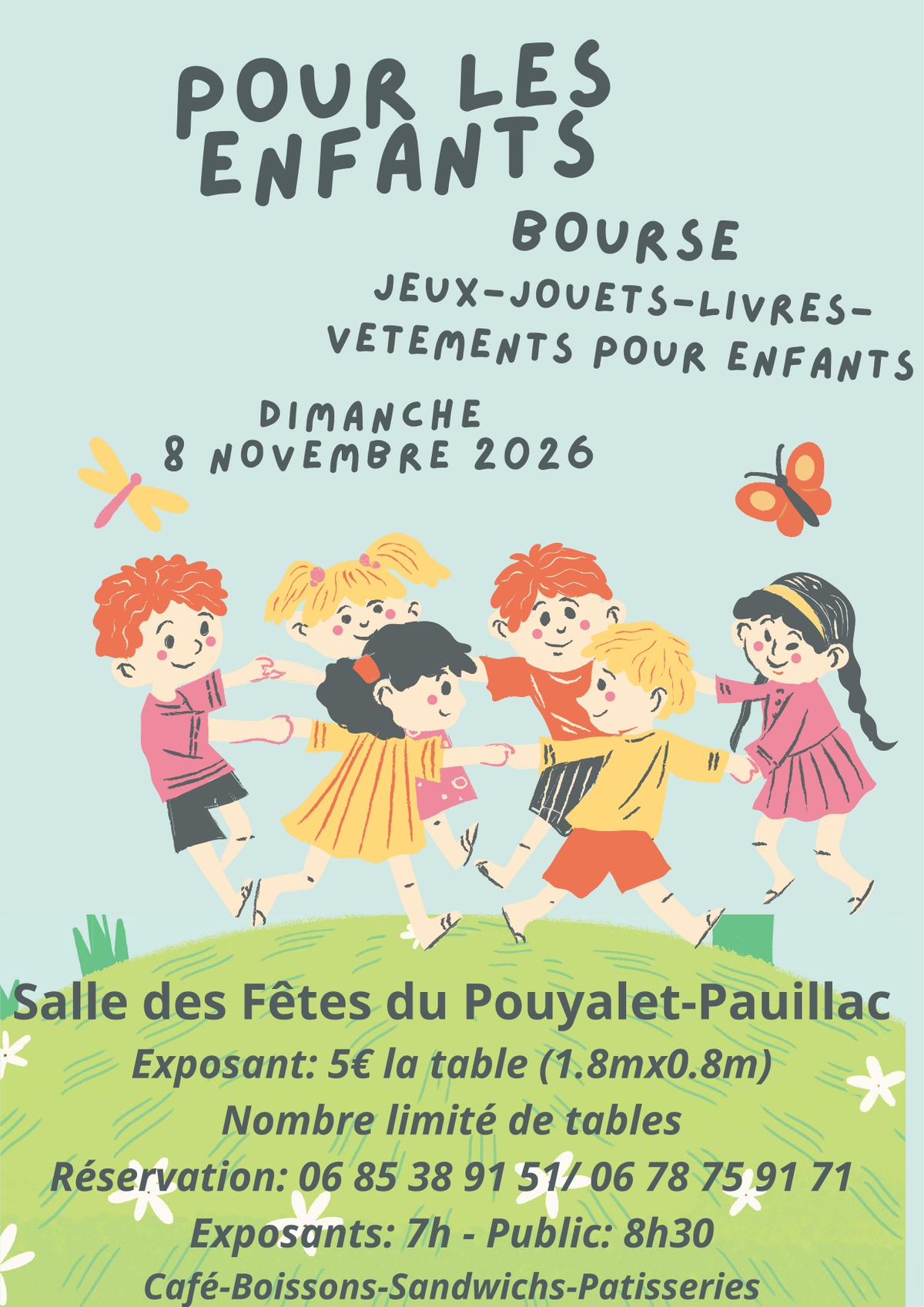 Bourse aux jouets, jeux, livres et vêtements du CF du Pouyalet