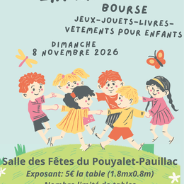 Bourse aux jouets, jeux, livres et vêtements du CF du Pouyalet