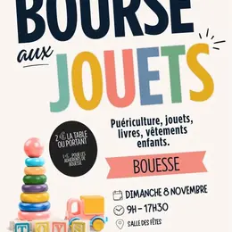 Bourse aux jouets, puériculture et vêtements