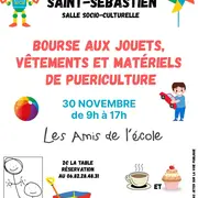 Bourse aux jouets, vêtements et matériel de puériculture