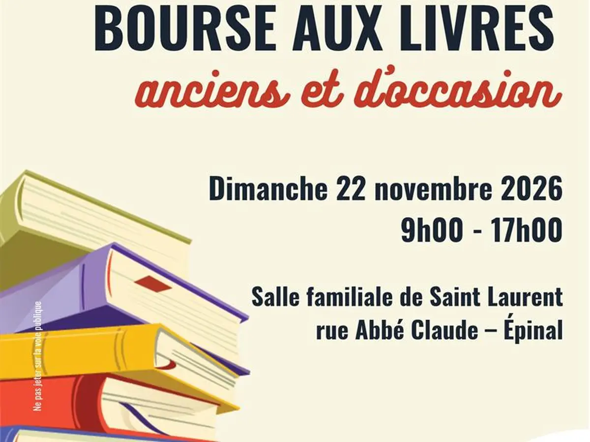 Bourse aux livres anciens et d'occasion