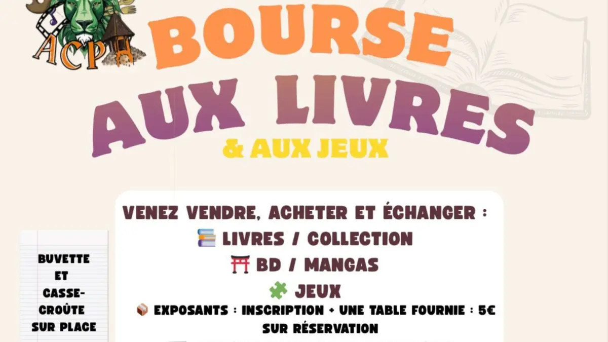 Bourse aux livres et aux jeux