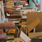 Bourse aux livres et marché aux fleurs