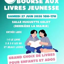 Bourse aux livres par l'association : Les Amis des enfants du monde à Echiré