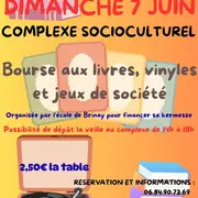 Bourse aux livres, vinyles et jeux de société