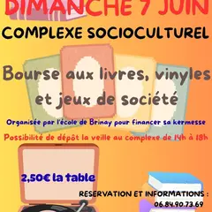 Bourse aux livres, vinyles et jeux de société