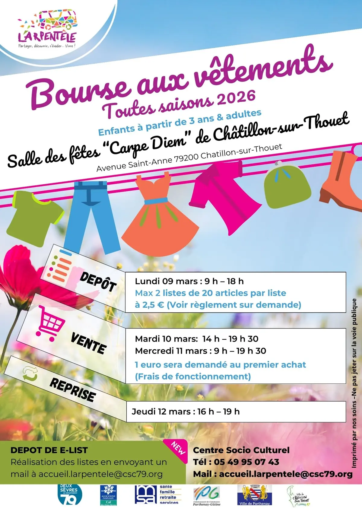 Bourse aux vêtements