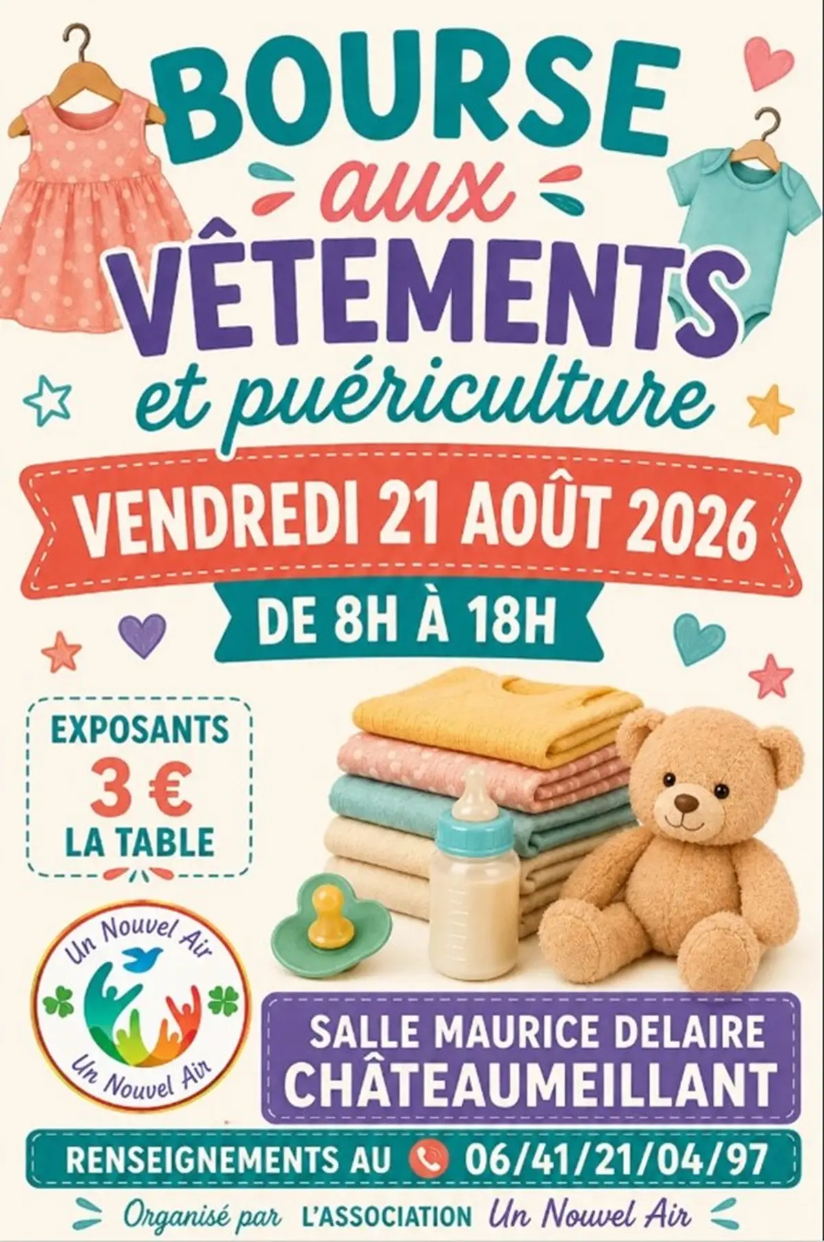 Bourse aux vêtements à Châteaumeillant