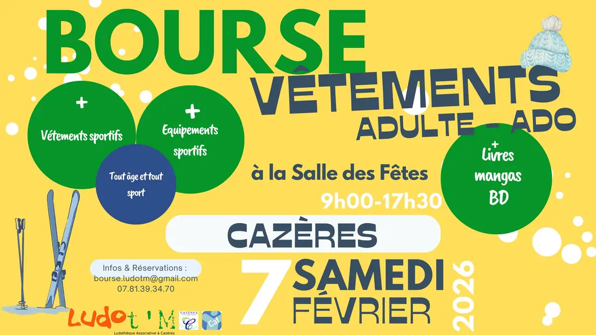 Bourse Aux Vêtements Adultes & Ado