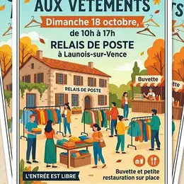 Bourse aux vêtements au Relais de Poste