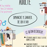 Bourse aux vêtements et accessoires ADULTE