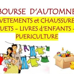 Bourse  d'automne - vêtements, jouets, livres d'enfants et puériculture