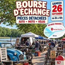 Bourse d'échange : pièces détachées auto - moto - vélos