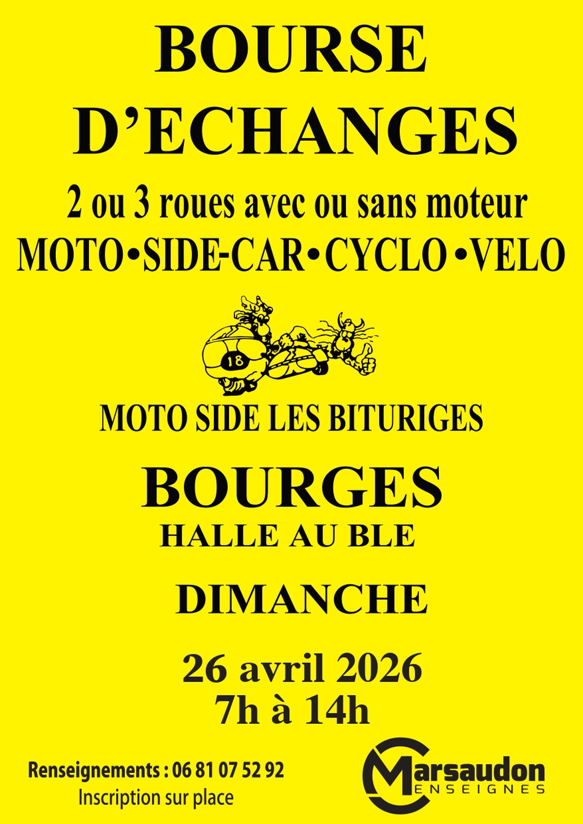 Bourse d'Échanges Moto-side car