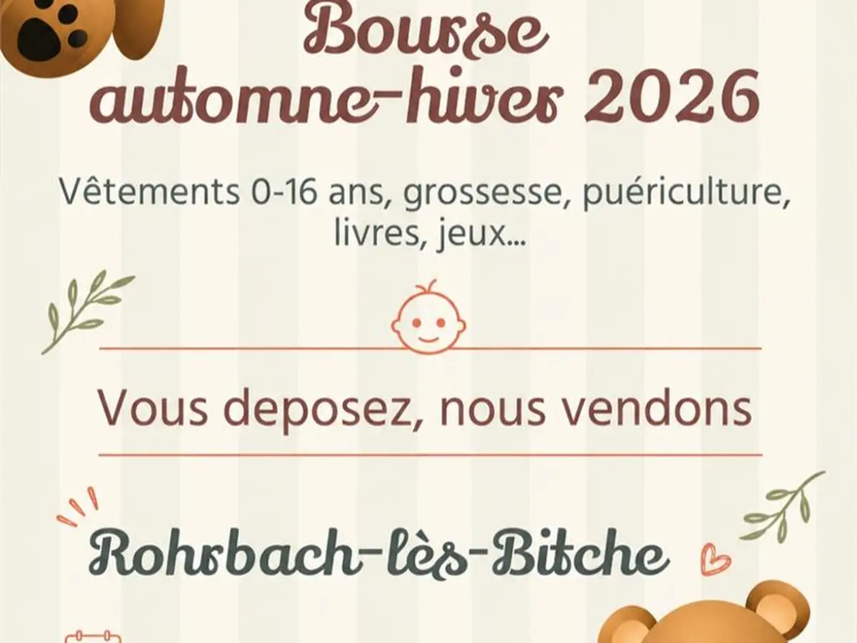 Bourse puériculture et affaires d'enfants 0-16 ans