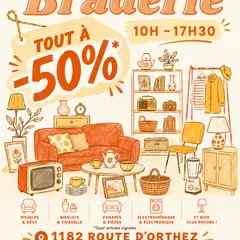Braderie à la brocante éco-solidaire