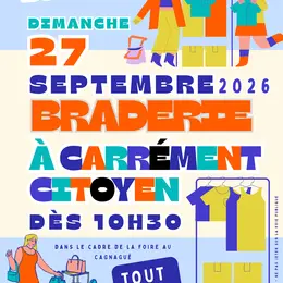Braderie à La Friperie De Carrément Citoyen