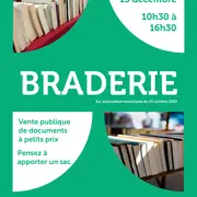 Braderie à la médiathèque du Grand Cahors