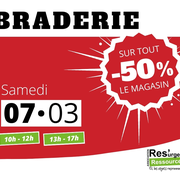 Braderie à la ressourcerie