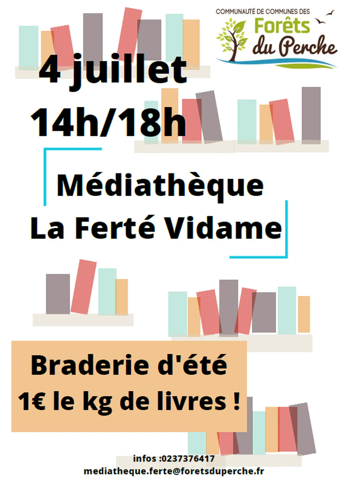 Braderie au kilo de la Médiathèque