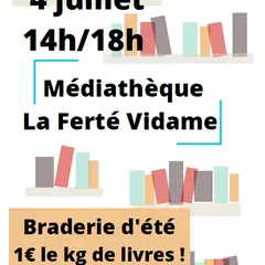 Braderie au kilo de la Médiathèque