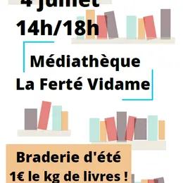 Braderie au kilo de la Médiathèque