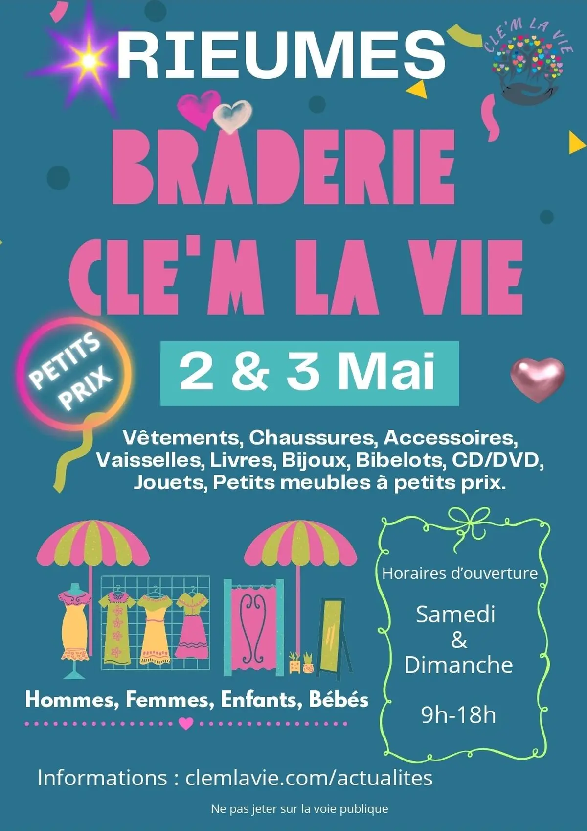 Braderie Cle'M La Vie