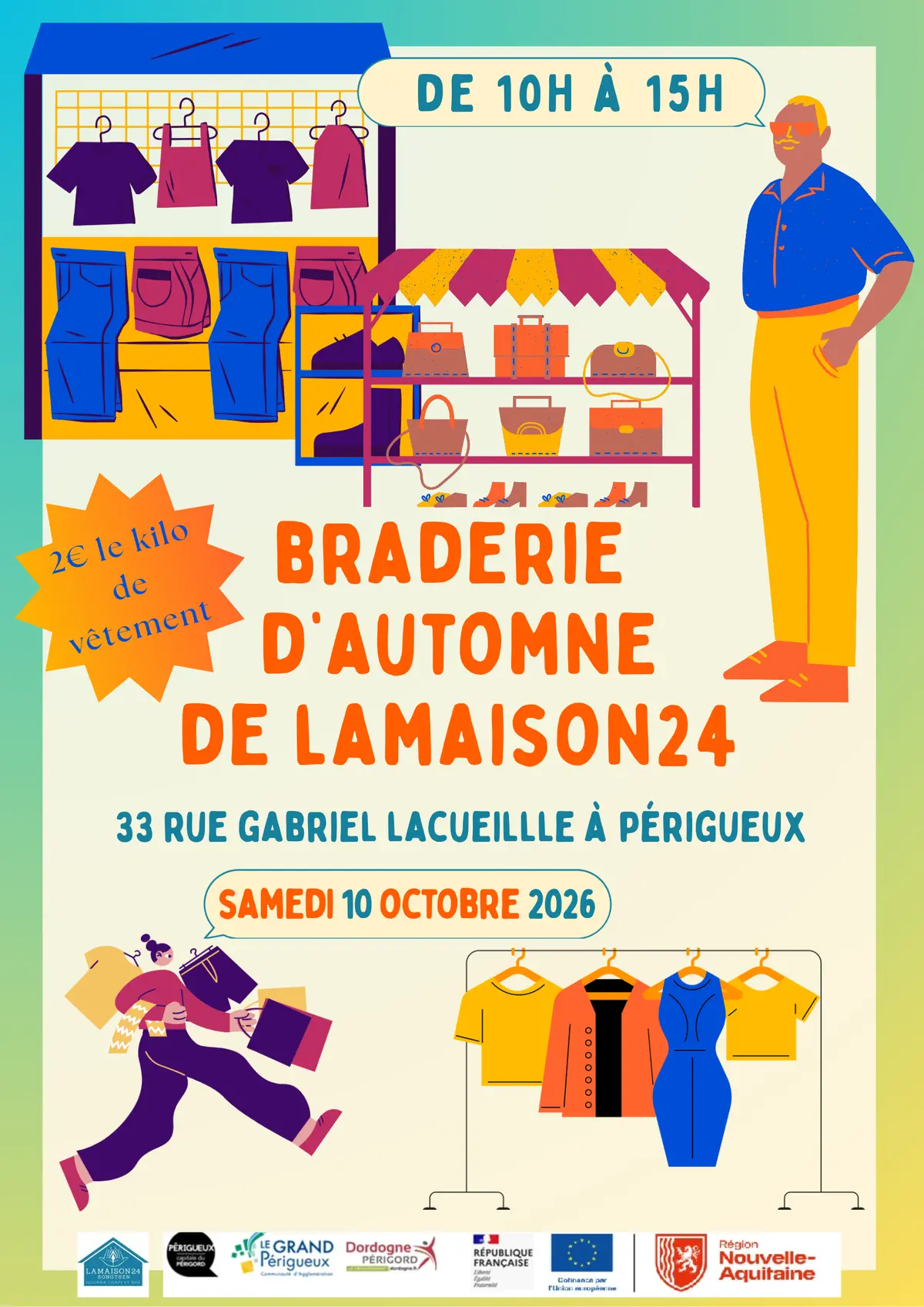Braderie d'automne de la Maison 24